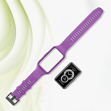 Avis Avizar Bracelet pour Huawei Band 7 / 6 Pro / 6 / Honor Band 6 Silicone Souple  Violet Foncé