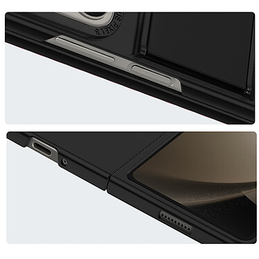 Avizar Coque pour Samsung Galaxy Z Fold 5 Rigide avec Béquille Support  Noir pas cher