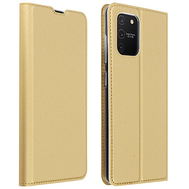 Dux Ducis Housse pour Galaxy S10 Lite avec Porte-carte Support Vidéo  doré
