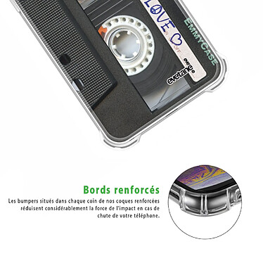 Acheter Evetane Coque OPPO A53S / A53 Silicone antichocs Solides coins renforcés  transparente Motif Cassette