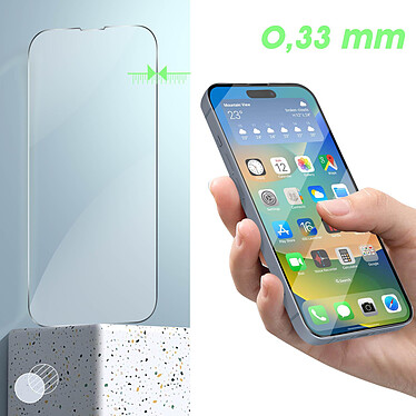 Avizar Verre Trempé iPhone 14 Pro Max Dureté 9H Anti-traces Ultra-fin Transparent pas cher