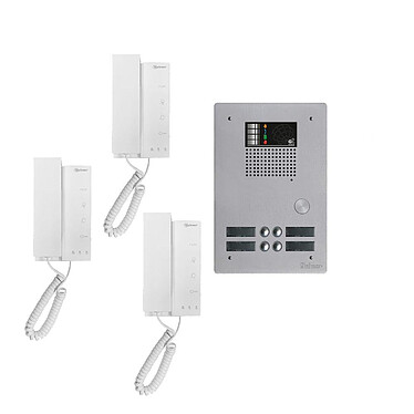 Golmar - Kit interphone audio collectif BUS 2 fils G2P 3 appels - GKAG2P/203