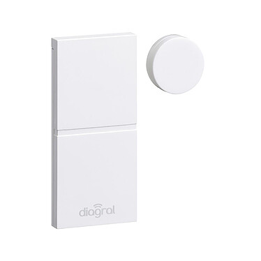 Diagral - Pack alarme connectée compatible animaux DIAG17CSF-KIT9-GSM-CAM-1 pas cher