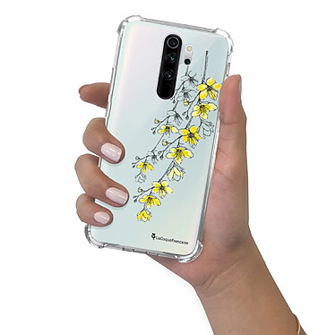 LaCoqueFrançaise Coque Xiaomi Redmi Note 8 Pro Silicone antichocs Solides coins renforcés  transparente Motif Fleurs Cerisiers pas cher