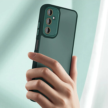 Avis Avizar Coque pour Samsung Galaxy A05s Dos Rigide Fumé Bloc Caméra Protégé Vert Foncé