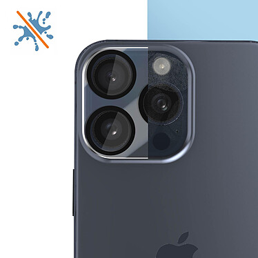 Enkay Film Caméra pour iPhone 15 Pro et 15 Pro Max Verre Trempé Résistant  Noir pas cher