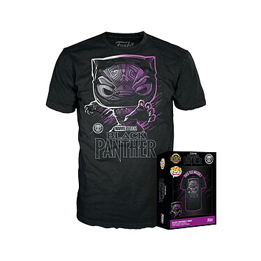 Marvel - T-Shirt Boxed Tee Black Panther - Taille S