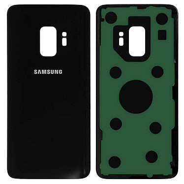 Clappio Cache batterie Samsung Galaxy S9 Façade arrière - noir