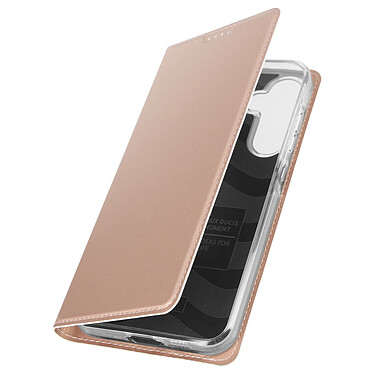 Dux Ducis Étui pour Samsung Galaxy A55 5G Clapet Porte-carte Support Vidéo Rose