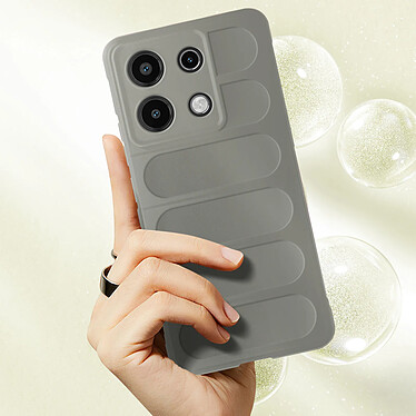 Avis Avizar Coque pour Xiaomi Redmi Note 13 4G Antichoc Silicone Motif texturé 3D Gris