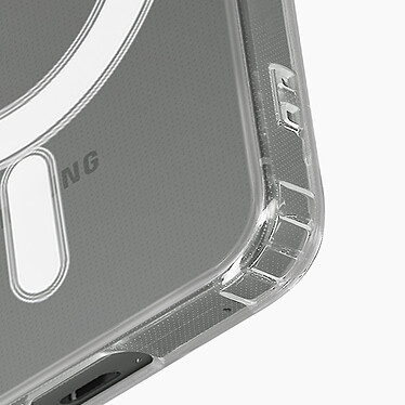 Avis Avizar Coque Magsafe pour Samsung Galaxy S23 Silicone gel Coins renforcés  Transparent