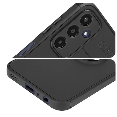 Avizar Coque Anneau pour Samsung Galaxy A25 5G Silicone Bloc Caméra Protégé Noir pas cher