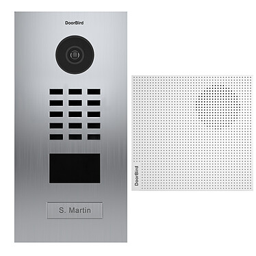 Doorbird - Portier vidéo IP lecteur de badge RFID + Carillon - Encastré