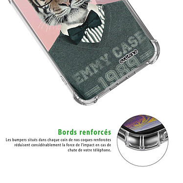 Acheter Evetane Coque Huawei P20 Lite anti-choc souple angles renforcés transparente Motif Tigre Fashion
