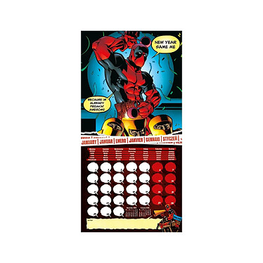 Avis Marvel - Calendrier 2024 Deadpool