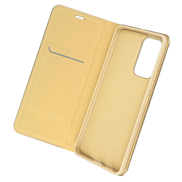 Forcell Étui pour Samsung Galaxy A53 5G Porte-carte Support Vidéo  Luna Book Gold Doré