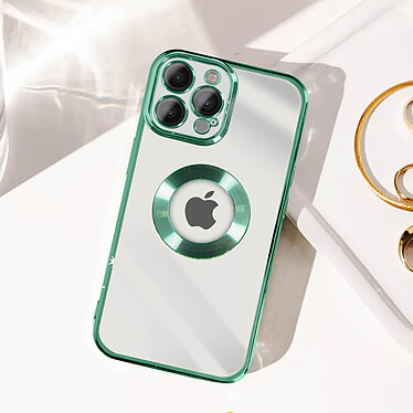 Avizar Coque pour iPhone 12 Pro Max Paillette Amovible Silicone Gel  Vert pas cher