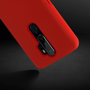 Acheter Avizar Coque Oppo A9 2020 et A5 2020 Silicone Semi-rigide Finition Soft Touch rouge