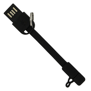 Avis Moxie Mini-câble USB Reversible 10cm Tablette/Smartphone  Charge + Synchro Noir