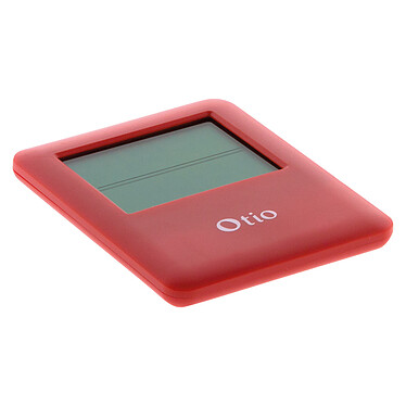 Avis Thermomètre hygromètre magnétique rouge - Otio