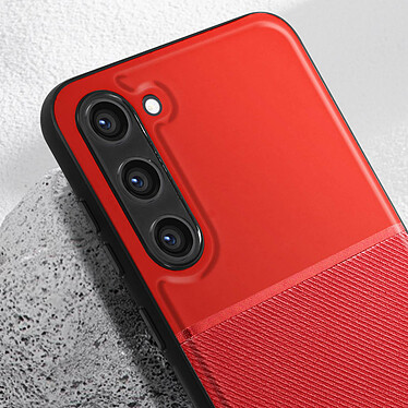 Avis Avizar Coque pour Samsung Galaxy S23 rigide avec contour souple antichoc  Rouge