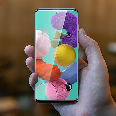 Avizar Film Écran pour Samsung Galaxy A51 Verre Trempé 9H Anti traces Transparent pas cher