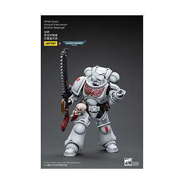 Avis Warhammer 40k - Figurine 1/18 White Scars Assault Intercessor Brother Batjargal 12 cm