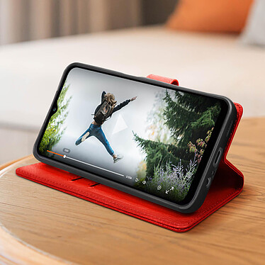 Avis Avizar Housse pour Samsung Galaxy A14 5G et 4G portefeuille support vidéo  Rouge