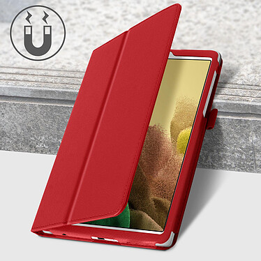 Avizar Étui Samsung Galaxy Tab A7 Lite avec Porte-stylet Clapet Fonction Support Rouge pas cher