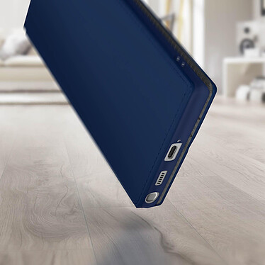 Avizar Étui Samsung Galaxy S22 Ultra Clapet Portefeuille Fonction Support Vidéo Bleu pas cher