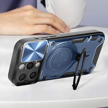 Avizar Coque MagSafe pour iPhone 15 Pro Protection Caméra intégrée  Bleu pas cher