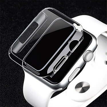 Avis Avizar Coque Apple Watch 40mm Protection Ecran Silicone Anti-rayures - Transparent