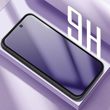 Avis Avizar Protège écran pour iPhone 15 et 15 Pro Verre Trempé Anti-lumière Bleue Noir