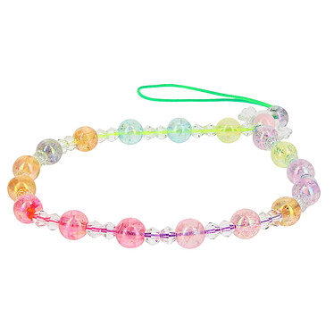 Avizar Bijou de Téléphone Bracelet à Perles multicolore Collection Summer
