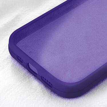 Moxie Coque pour iPhone 15 Semi-rigide Intérieur Microfibre Bords Surélevés Violet pas cher