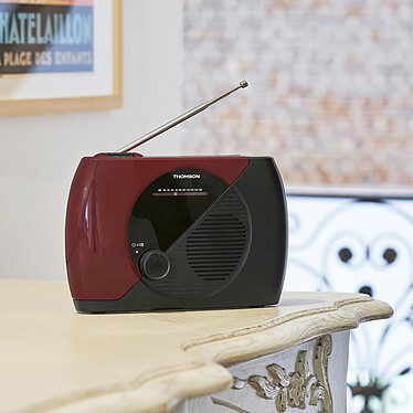 Acheter BIGBEN RT353 - Radio FM portable - RT353 - rouge et noire