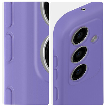 Avizar Coque pour Samsung Galaxy S23 FE Semi-rigide Soft-touch Fast Cover Violet pas cher