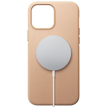 Avis Nomad Coque pour iPhone 13 Pro Max Cuir Soft-touch Compatible MagSafe Horween beige