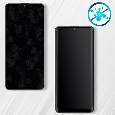 Acheter Avizar Vitre Samsung Galaxy A72 Verre Trempé 9H Biseauté Transparent / Noir