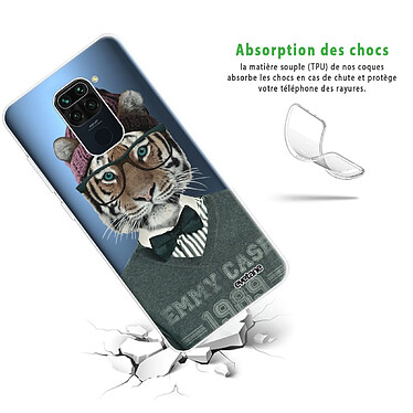 Avis Evetane Coque Xiaomi Redmi Note 9 360 intégrale transparente Motif Tigre Fashion Tendance