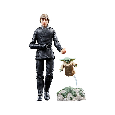 Star Wars : The Book of Boba Fett Black Series - Pack 2 figurines Luke Skywalker & Grogu 15 cm