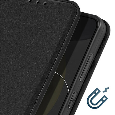 Acheter Avizar Étui pour Galaxy S24 Plus Porte-carte Support Vidéo Clapet Magnétique Noir