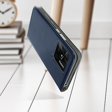 Avis Avizar Housse pour Xiaomi Redmi 10C Clapet Porte-carte Fonction Support Vidéo  bleu nuit