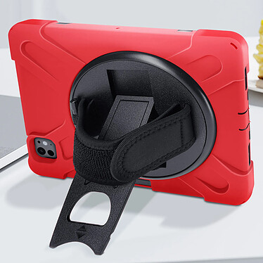 Avis Avizar Coque pour iPad Air 11 2024 Antichoc avec Poignée Support et Sangle Rouge