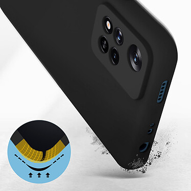 Avis Avizar Coque pour Xiaomi Redmi Note 11 Pro Plus Silicone Semi-rigide Finition Soft-touch Fine  noir