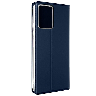 Dux Ducis Étui pour Xiaomi Redmi Note 12 4G et 12 5G Clapet Porte-carte Support Vidéo  Bleu Nuit