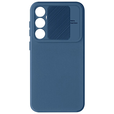 Avizar Coque pour Samsung Galaxy S23 FE Silicone Cache Caméra Coulissant Bleu Nuit