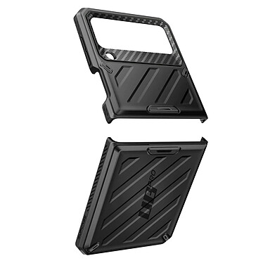 Supcase Coque pour Samsung Galaxy Z Flip 4 Antichoc Multicouche Clip ceinture Unicorn Beetle Pro  Noire