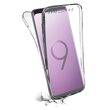 Evetane Coque Samsung Galaxy S9 360 intégrale transparente Motif transparente Motif Tendance