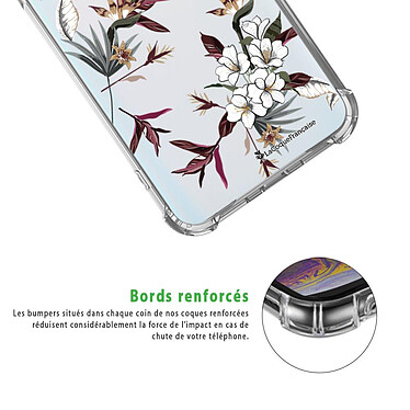 Acheter LaCoqueFrançaise Coque Samsung Galaxy A70 anti-choc souple angles renforcés transparente Motif Fleurs Sauvages